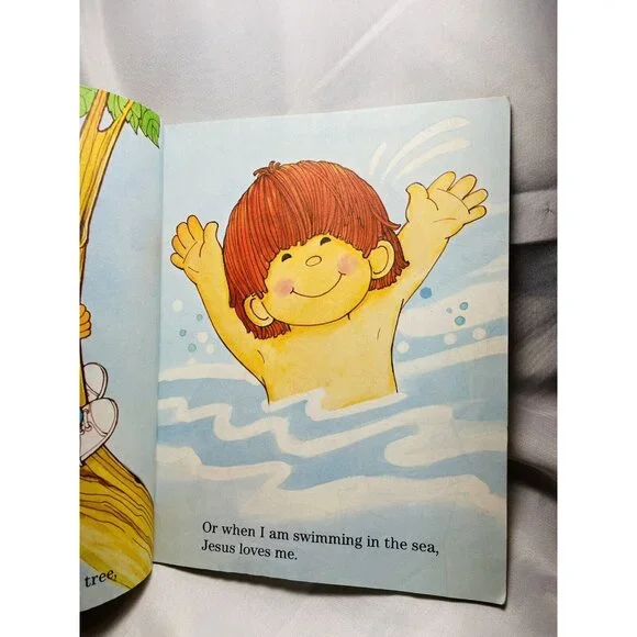 Jesus Loves Me All The Time, A Happy Day Book Vintage Children's Hardcover - Picture 10 of 12